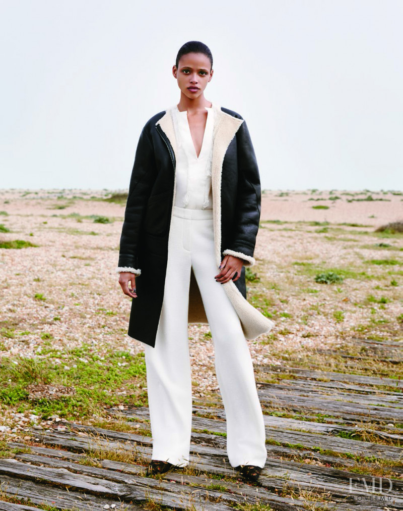 Aya Jones featured in  the Bergdorf Goodman lookbook for Fall 2015