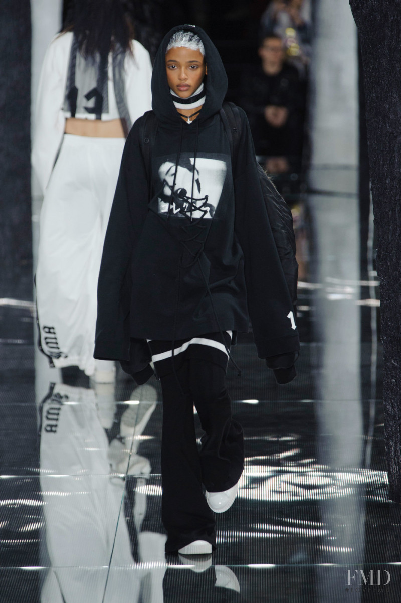 Aya Jones featured in  the Fenty PUMA by Rihanna fashion show for Autumn/Winter 2016