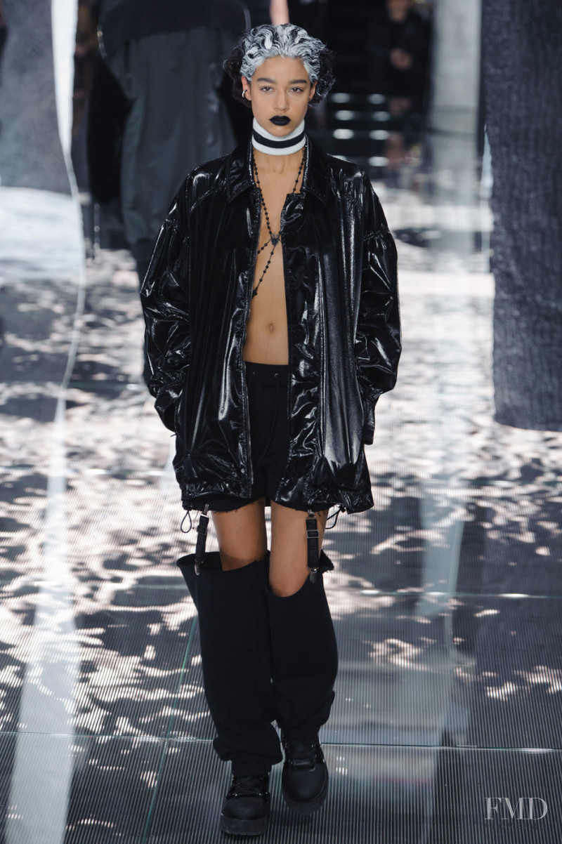 Damaris Goddrie featured in  the Fenty PUMA by Rihanna fashion show for Autumn/Winter 2016