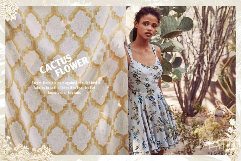 Aya Jones featured in  the Urban Outfitters Cactus Flower lookbook for Summer 2015