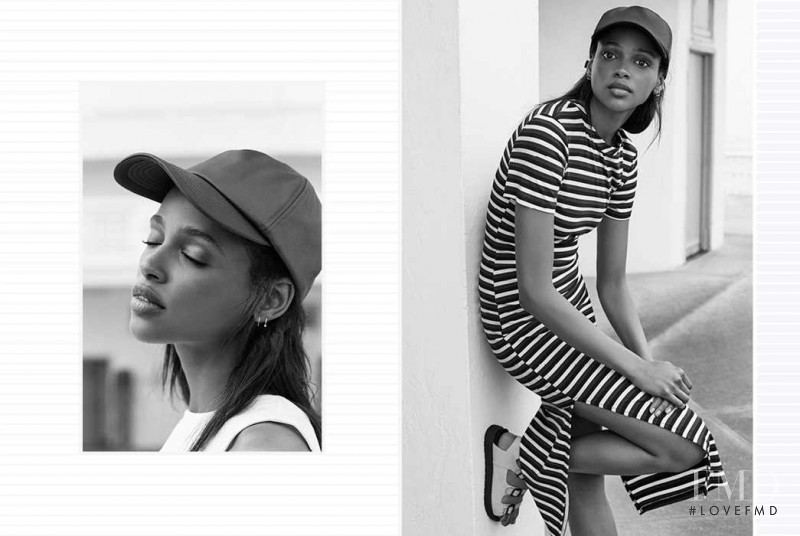 Aya Jones featured in  the Urban Outfitters Coast Modern lookbook for Summer 2015