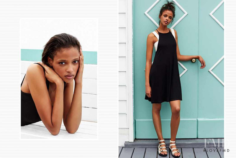 Aya Jones featured in  the Urban Outfitters Coast Modern lookbook for Summer 2015