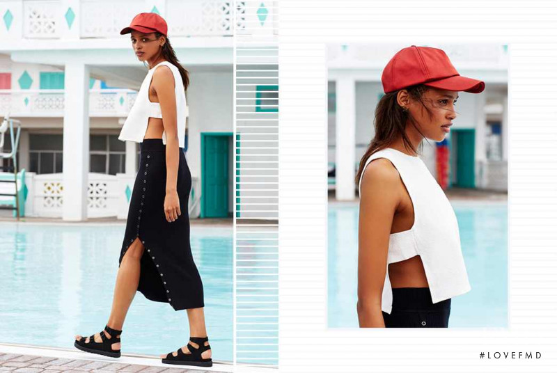 Aya Jones featured in  the Urban Outfitters Coast Modern lookbook for Summer 2015