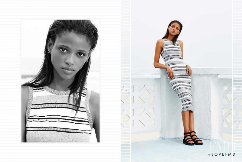 Aya Jones featured in  the Urban Outfitters Coast Modern lookbook for Summer 2015