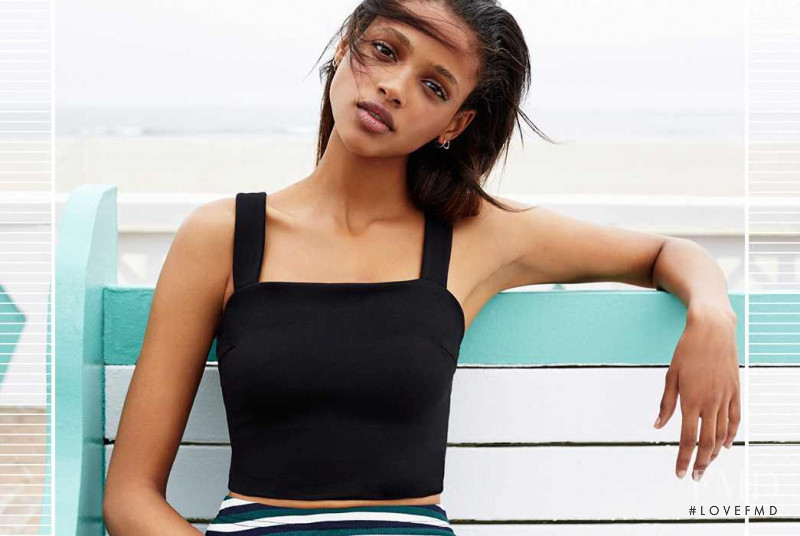 Aya Jones featured in  the Urban Outfitters Coast Modern lookbook for Summer 2015