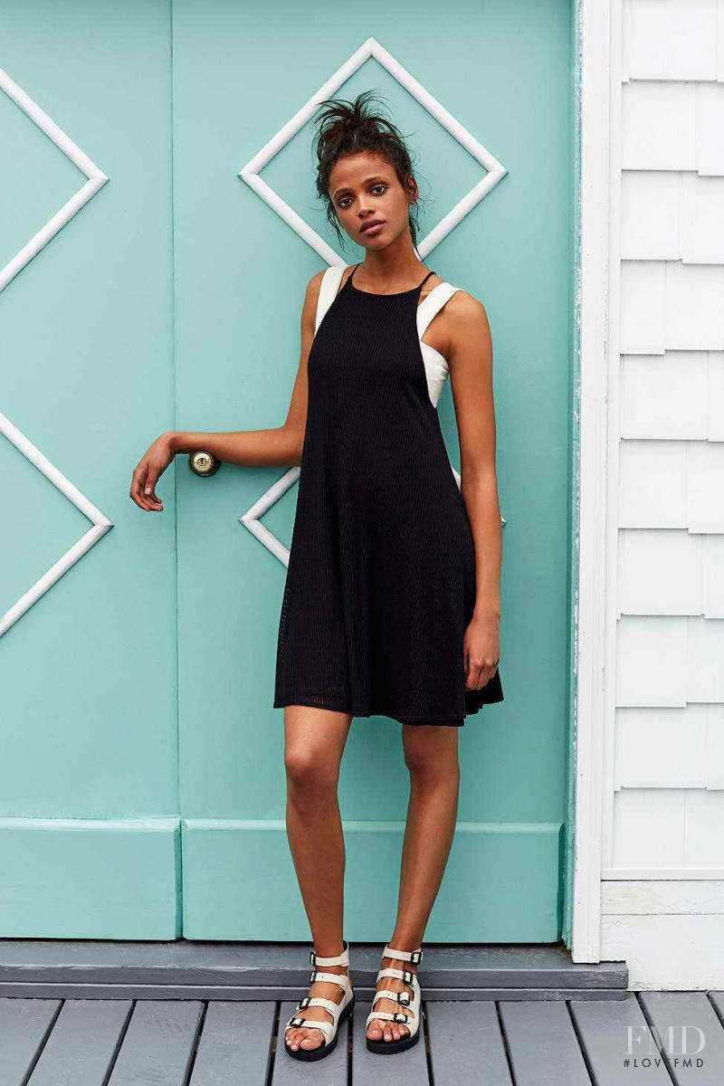 Aya Jones featured in  the Urban Outfitters Coast Modern lookbook for Summer 2015
