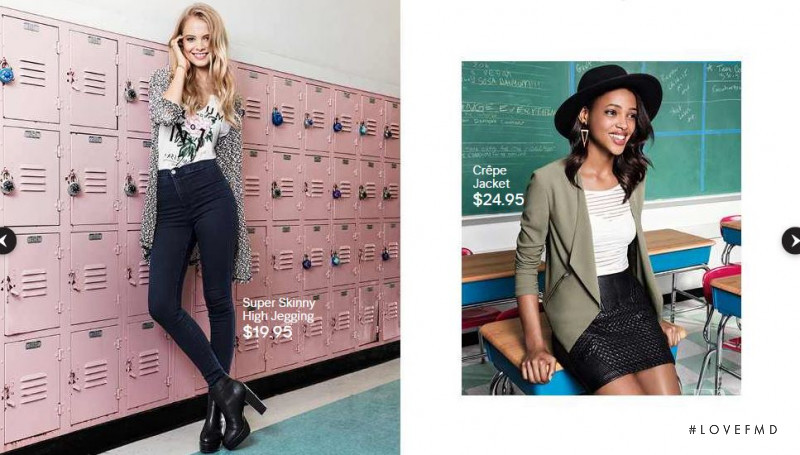 Aya Jones featured in  the H&M Boho Beautiful lookbook for Spring/Summer 2015