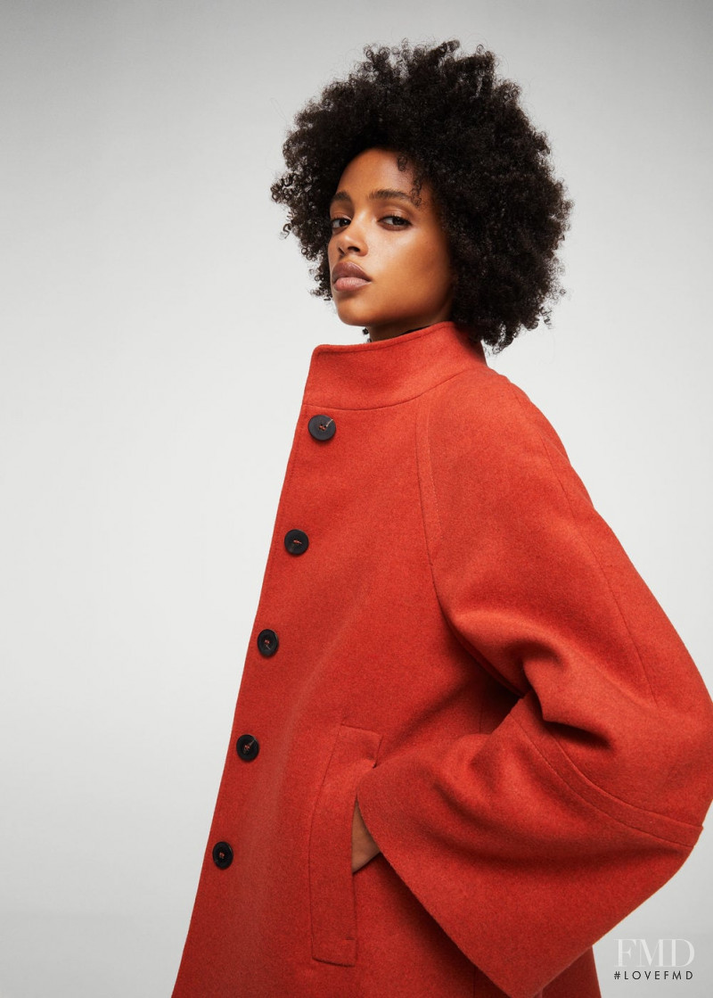 Aya Jones featured in  the Mango catalogue for Autumn/Winter 2017