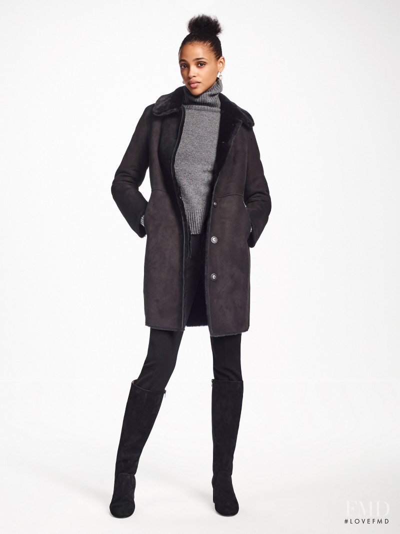 Aya Jones featured in  the Brooks Brothers lookbook for Autumn/Winter 2018