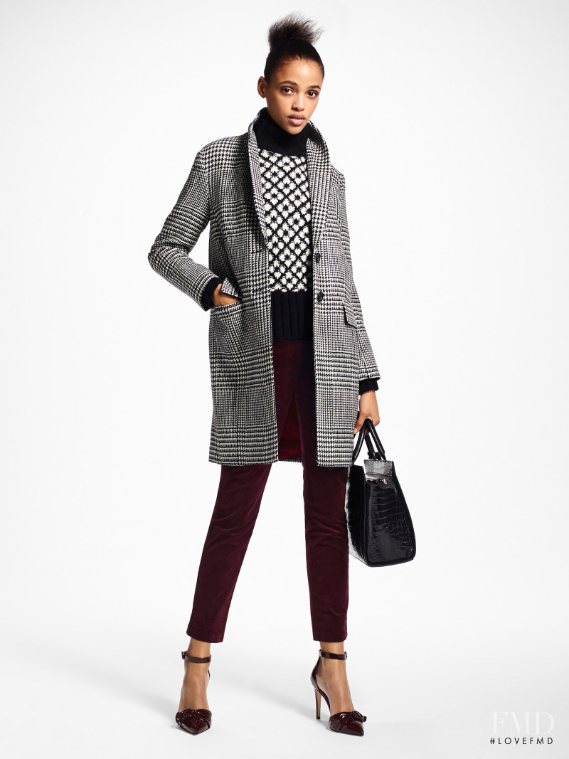 Aya Jones featured in  the Brooks Brothers lookbook for Autumn/Winter 2018