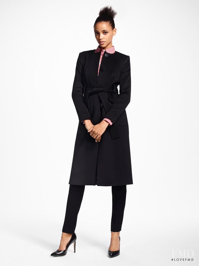 Aya Jones featured in  the Brooks Brothers lookbook for Autumn/Winter 2018