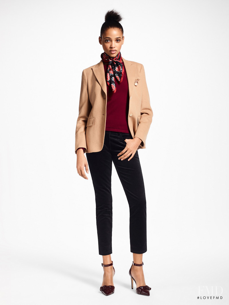 Aya Jones featured in  the Brooks Brothers lookbook for Autumn/Winter 2018