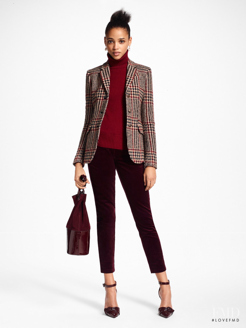 Aya Jones featured in  the Brooks Brothers lookbook for Autumn/Winter 2018