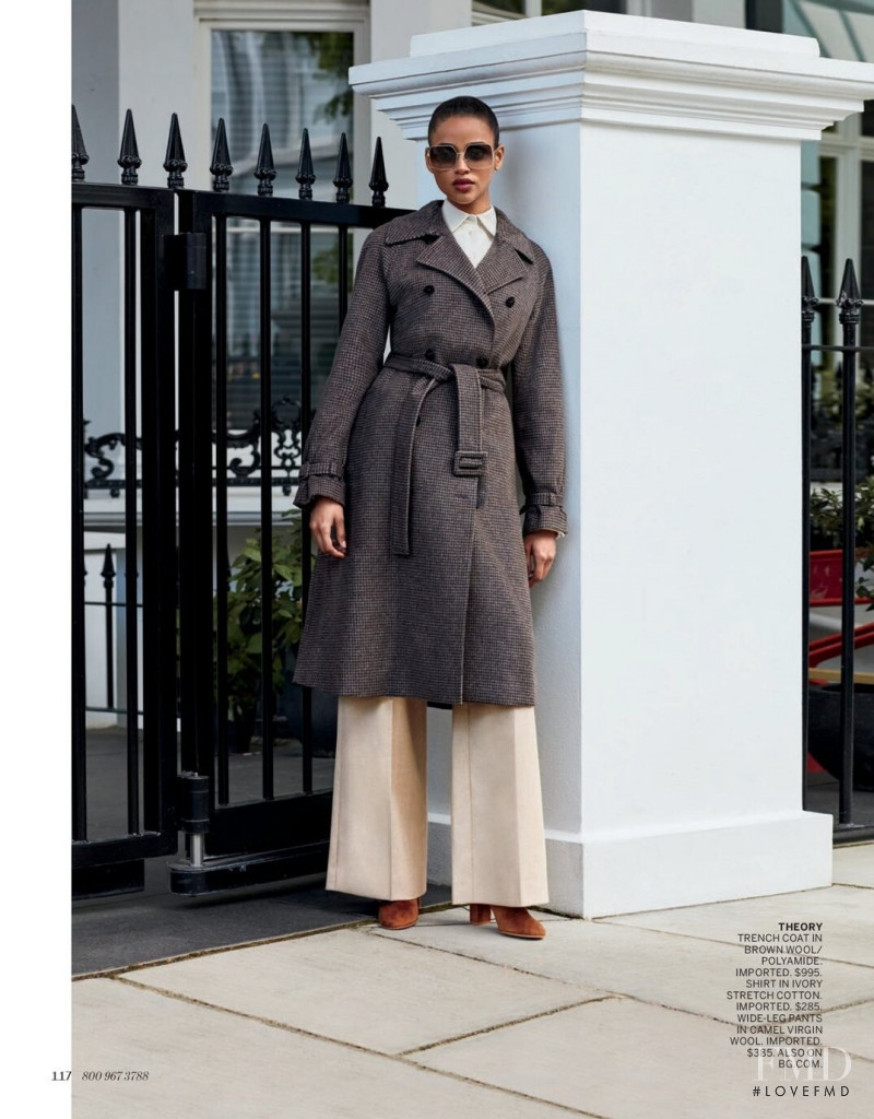 Aya Jones featured in  the Bergdorf Goodman Changing Seasons lookbook for Fall 2019