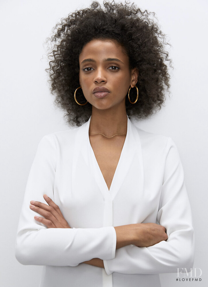 Aya Jones featured in  the Aritzia lookbook for Spring/Summer 2020