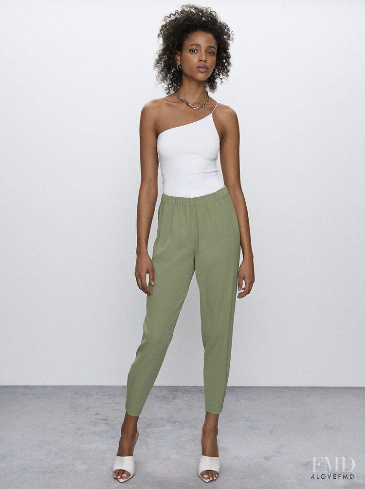 Aya Jones featured in  the Aritzia lookbook for Spring/Summer 2020