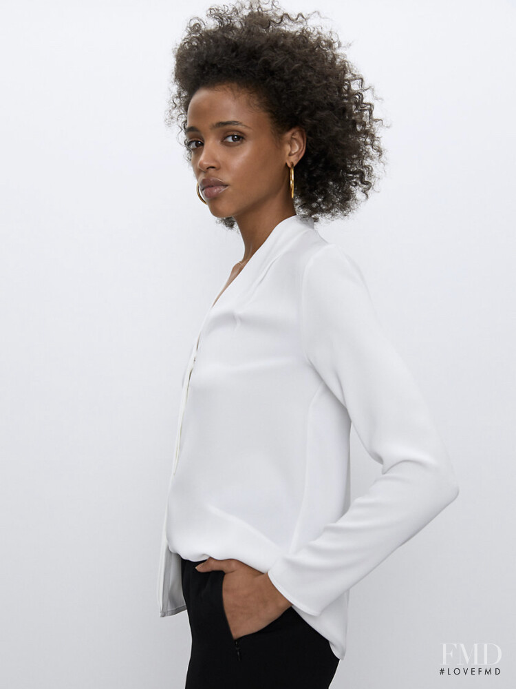 Aya Jones featured in  the Aritzia lookbook for Spring/Summer 2020