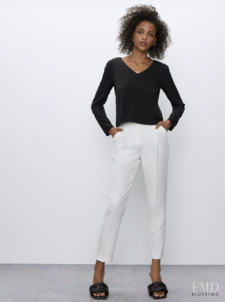 Aya Jones featured in  the Aritzia lookbook for Spring/Summer 2020