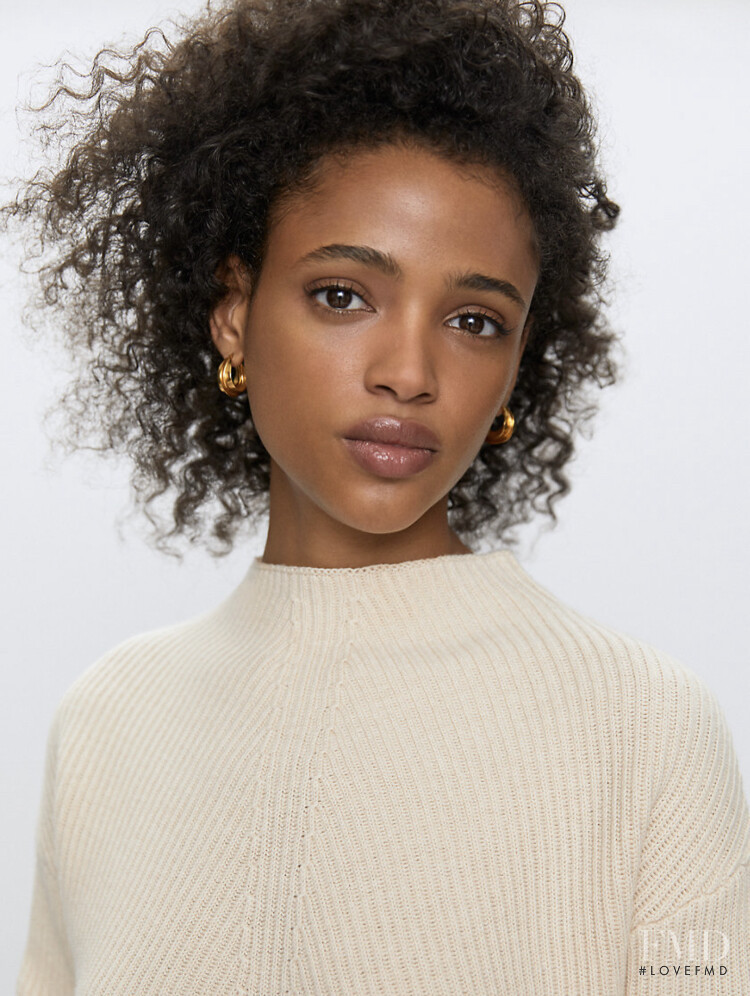 Aya Jones featured in  the Aritzia lookbook for Spring/Summer 2020