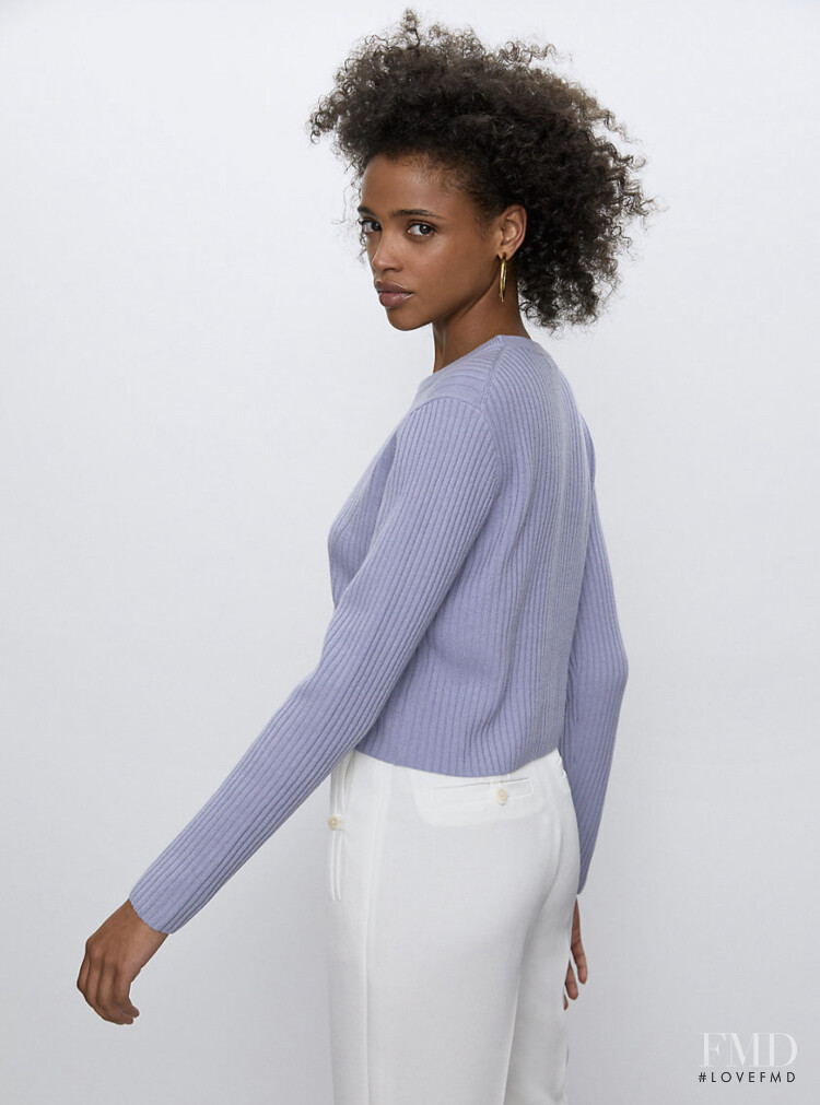 Aya Jones featured in  the Aritzia lookbook for Spring/Summer 2020