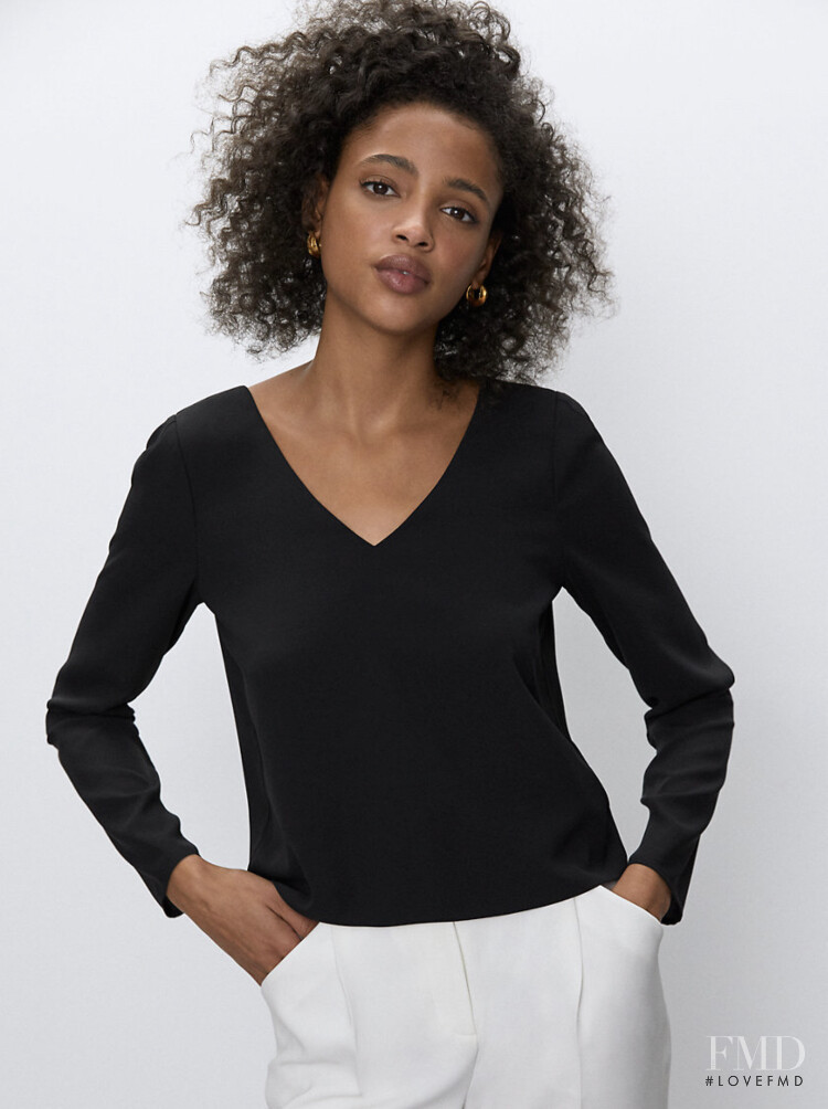 Aya Jones featured in  the Aritzia lookbook for Spring/Summer 2020