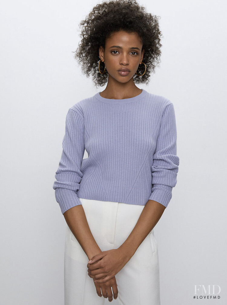 Aya Jones featured in  the Aritzia lookbook for Spring/Summer 2020