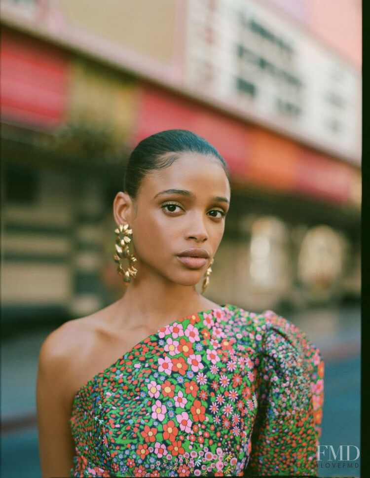 Aya Jones featured in  the Shopbop lookbook for Resort 2020