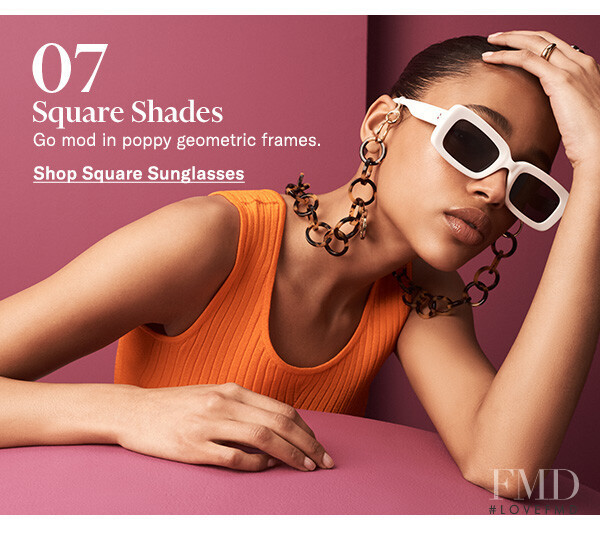 Aya Jones featured in  the Shopbop lookbook for Summer 2020