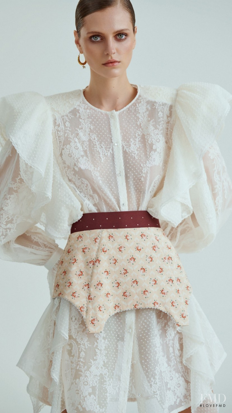 Natalia Bulycheva featured in  the Ulyana Sergeenko lookbook for Spring/Summer 2020