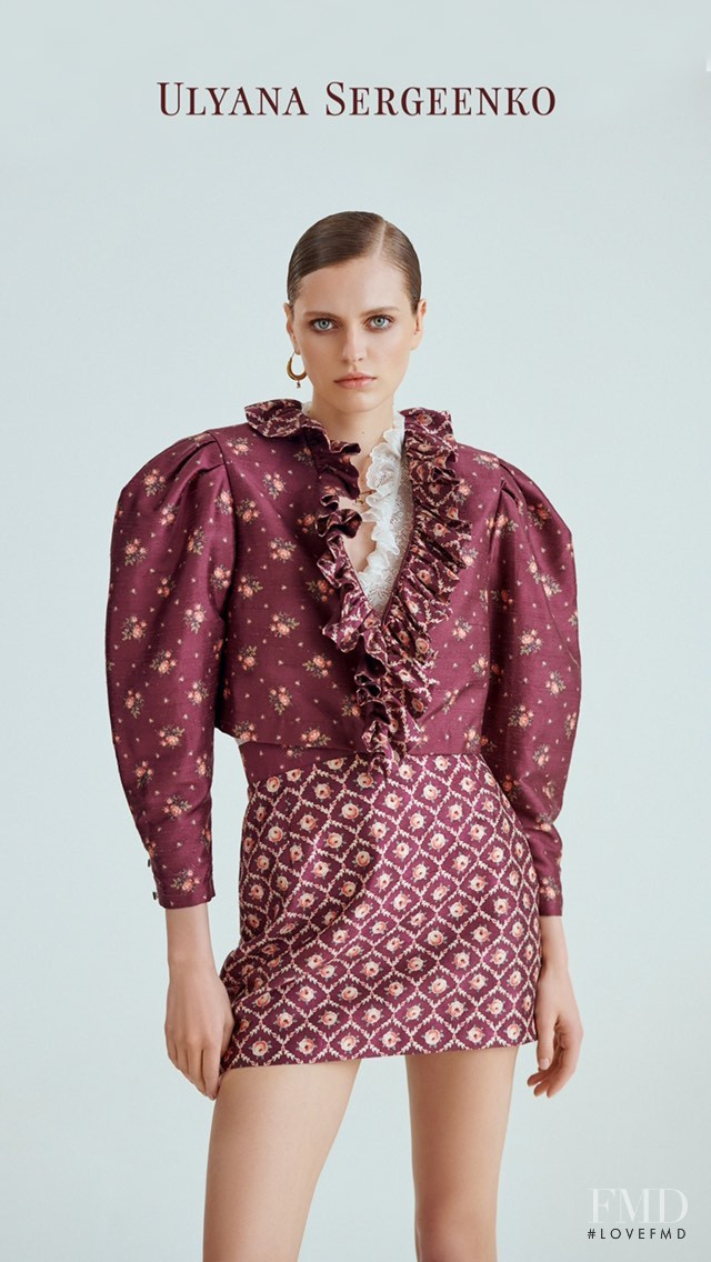 Natalia Bulycheva featured in  the Ulyana Sergeenko lookbook for Spring/Summer 2020