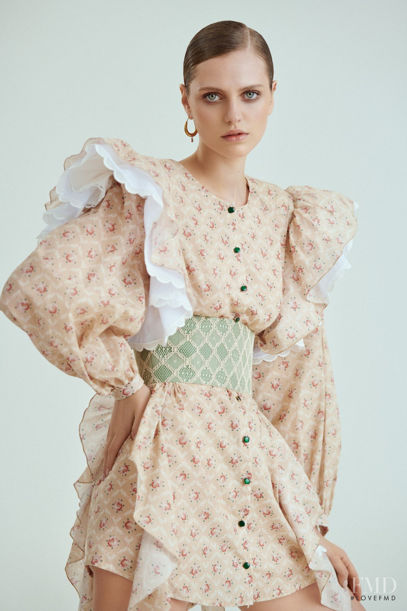 Natalia Bulycheva featured in  the Ulyana Sergeenko lookbook for Spring/Summer 2020