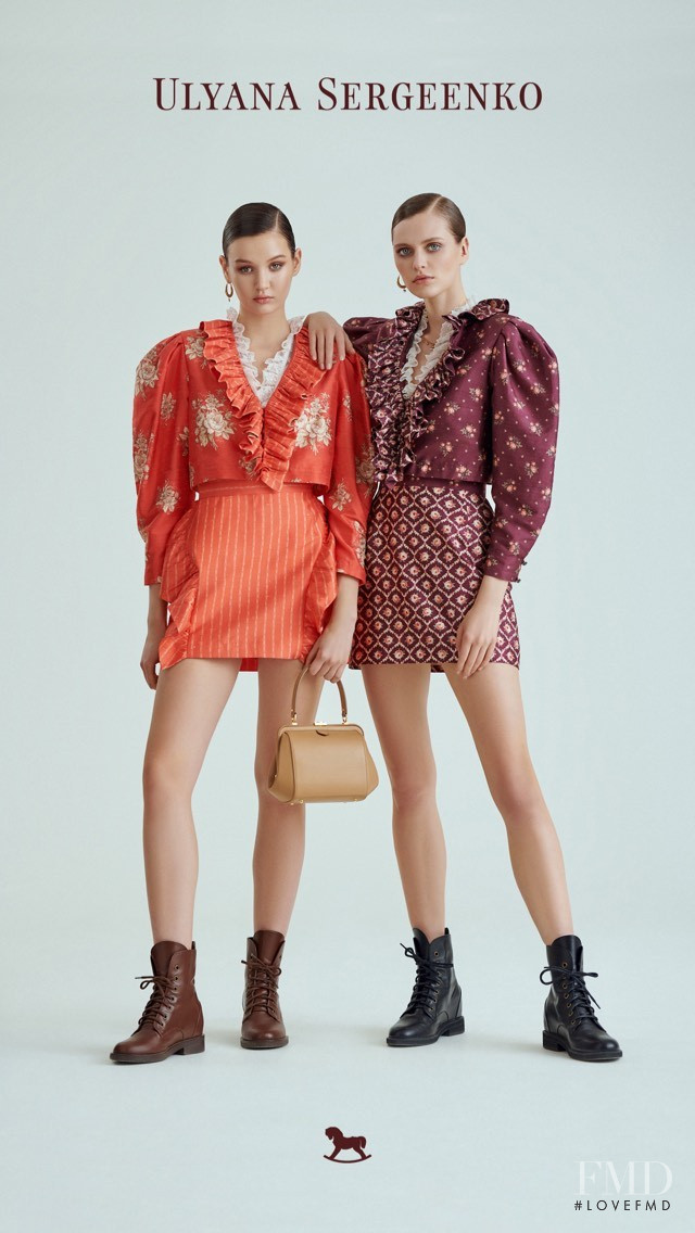 Natalia Bulycheva featured in  the Ulyana Sergeenko lookbook for Spring/Summer 2020