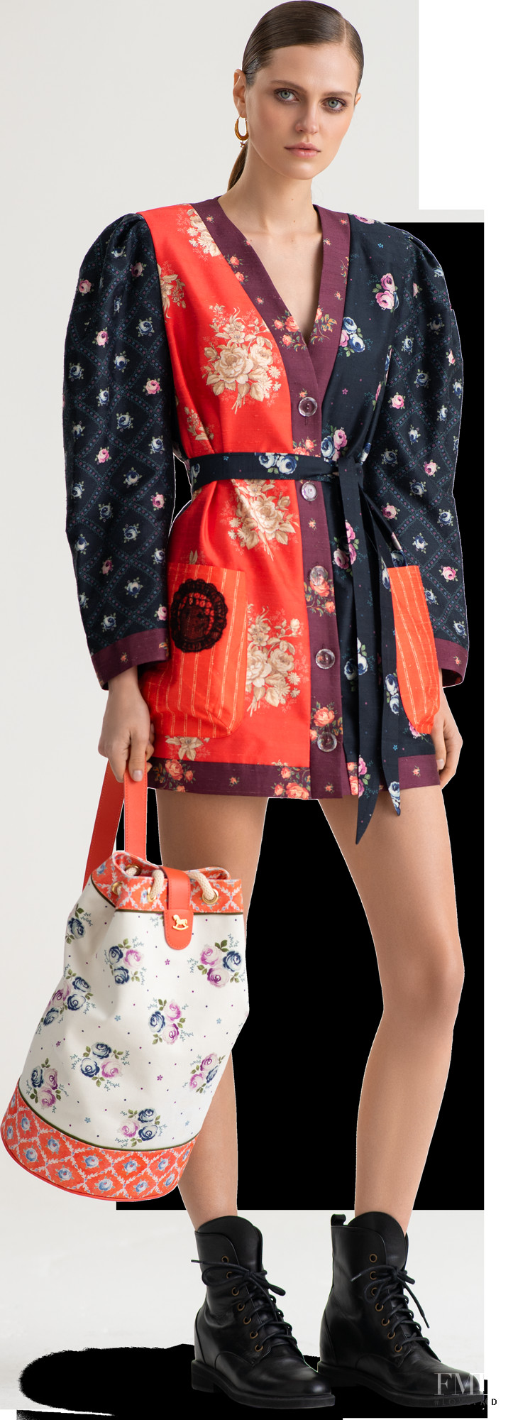 Natalia Bulycheva featured in  the Ulyana Sergeenko lookbook for Spring/Summer 2020