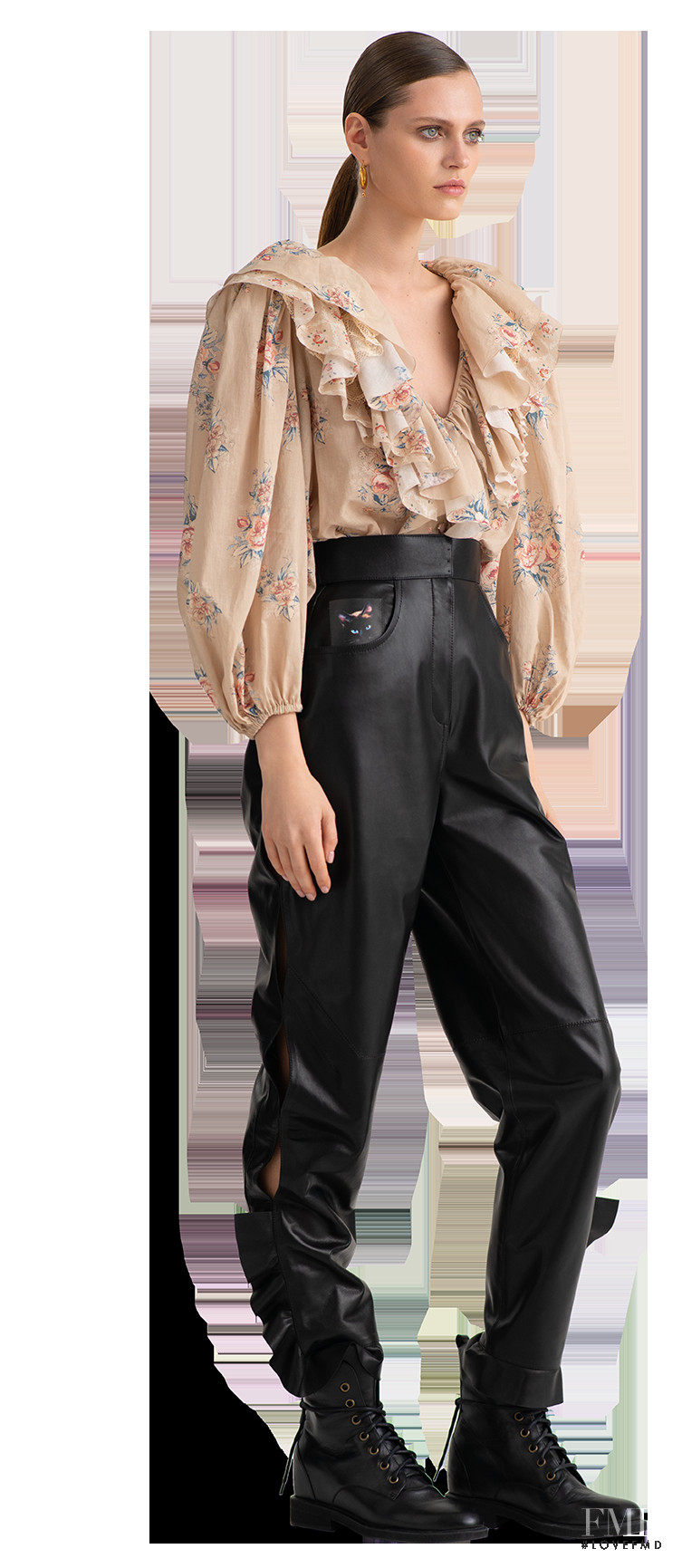 Natalia Bulycheva featured in  the Ulyana Sergeenko lookbook for Spring/Summer 2020