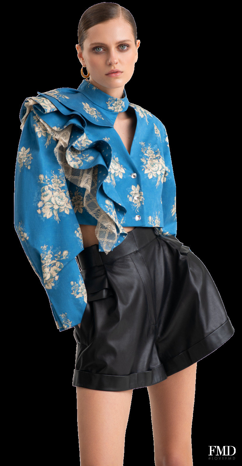 Natalia Bulycheva featured in  the Ulyana Sergeenko lookbook for Spring/Summer 2020