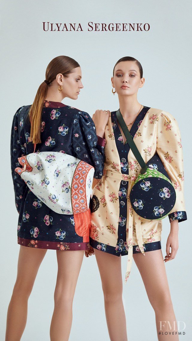 Natalia Bulycheva featured in  the Ulyana Sergeenko lookbook for Spring/Summer 2020