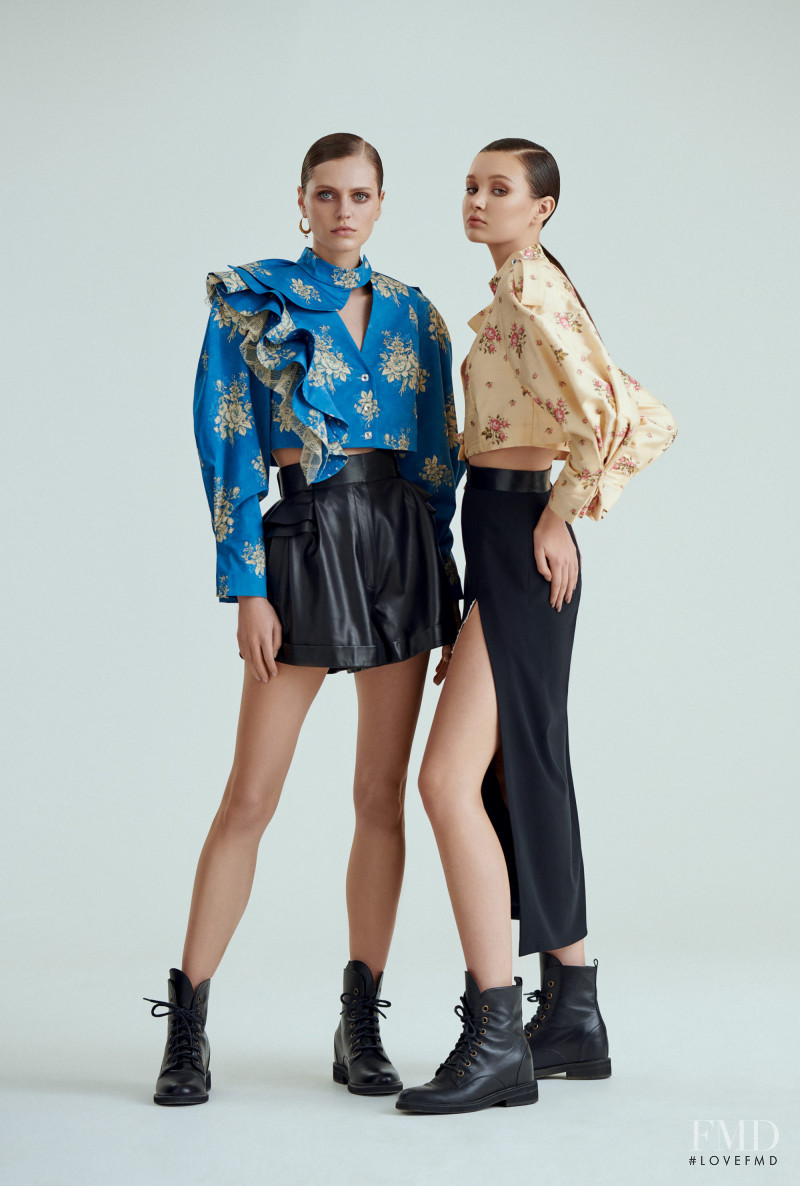 Natalia Bulycheva featured in  the Ulyana Sergeenko lookbook for Spring/Summer 2020