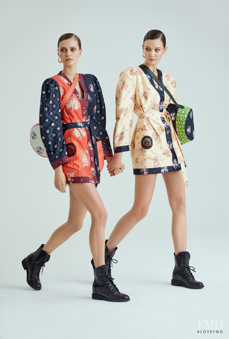 Natalia Bulycheva featured in  the Ulyana Sergeenko lookbook for Spring/Summer 2020