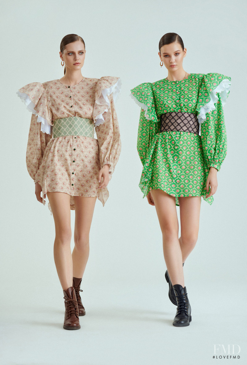 Natalia Bulycheva featured in  the Ulyana Sergeenko lookbook for Spring/Summer 2020