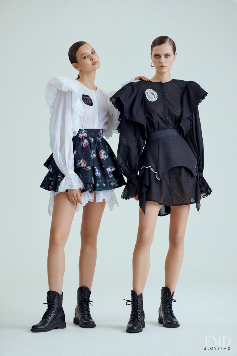 Natalia Bulycheva featured in  the Ulyana Sergeenko lookbook for Spring/Summer 2020