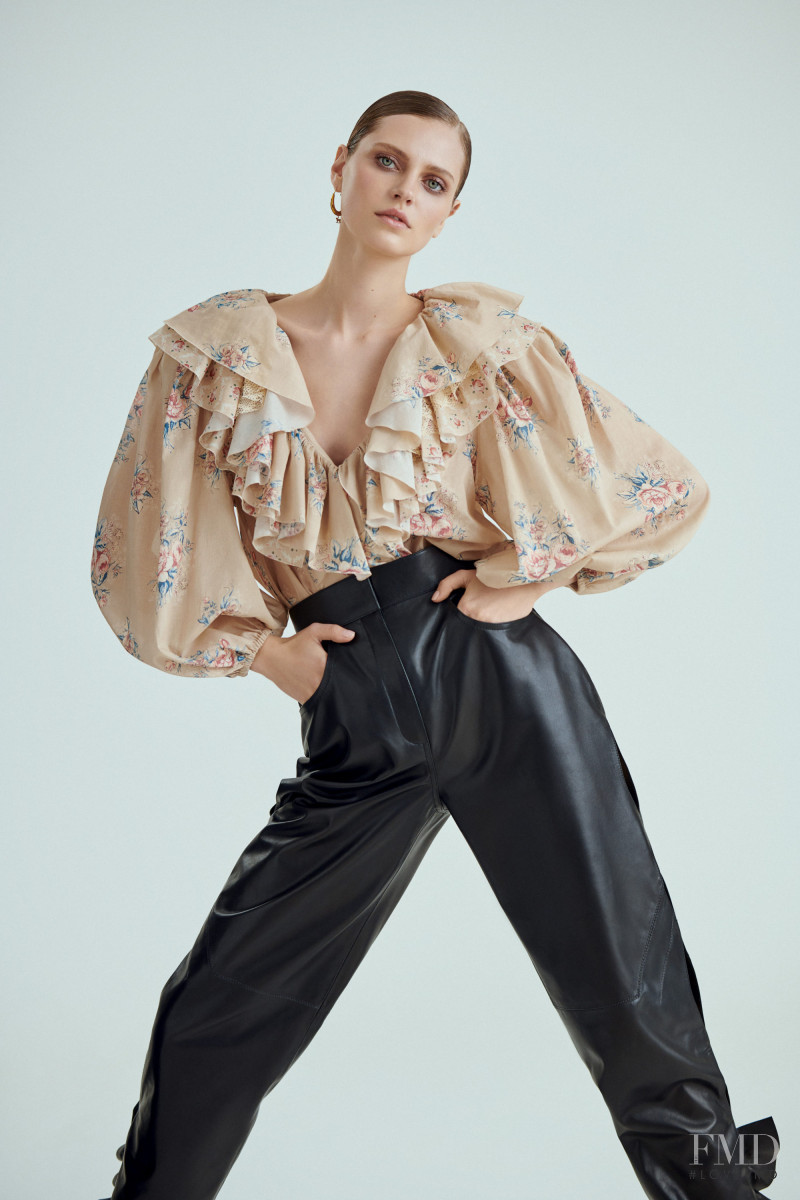 Natalia Bulycheva featured in  the Ulyana Sergeenko lookbook for Spring/Summer 2020