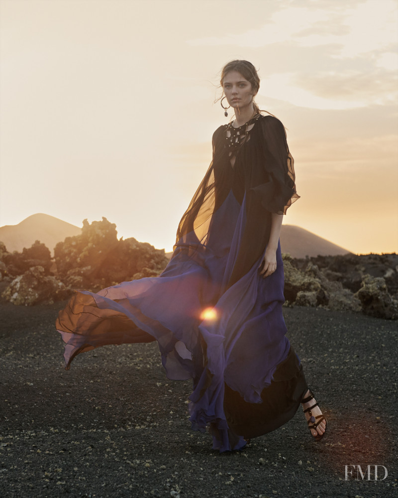 Natalia Bulycheva featured in  the Alberta Ferretti The Sunset Ballet advertisement for Spring/Summer 2020