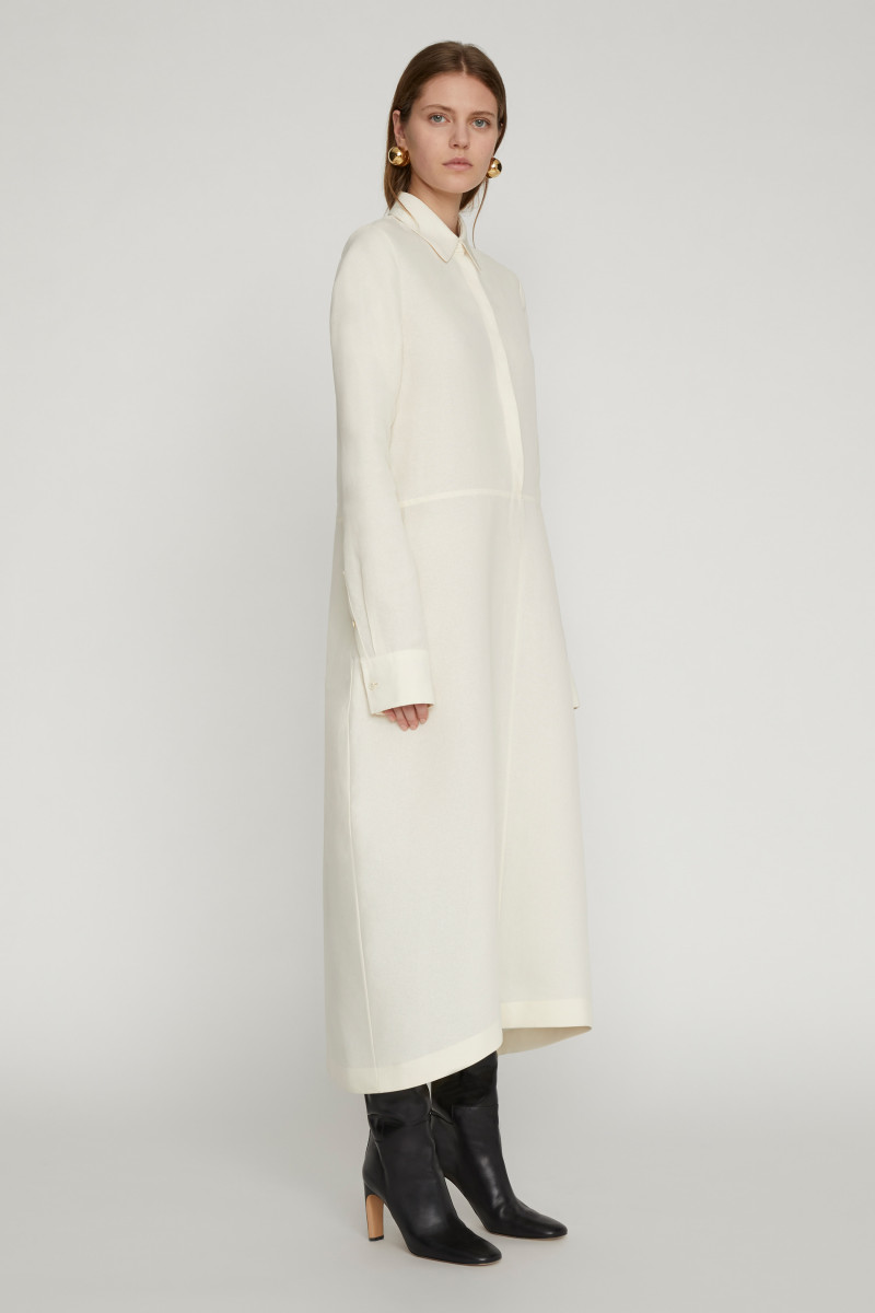 Natalia Bulycheva featured in  the Jil Sander catalogue for Pre-Fall 2020