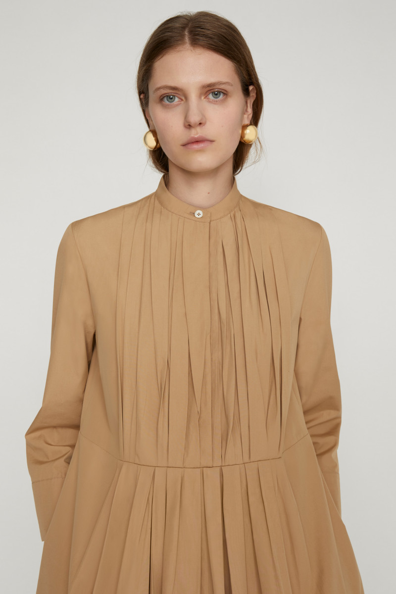 Natalia Bulycheva featured in  the Jil Sander catalogue for Pre-Fall 2020