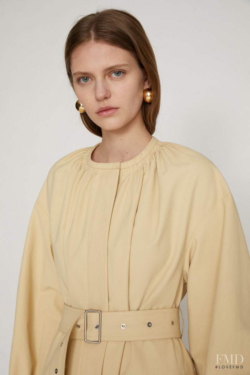 Natalia Bulycheva featured in  the Jil Sander catalogue for Pre-Fall 2020