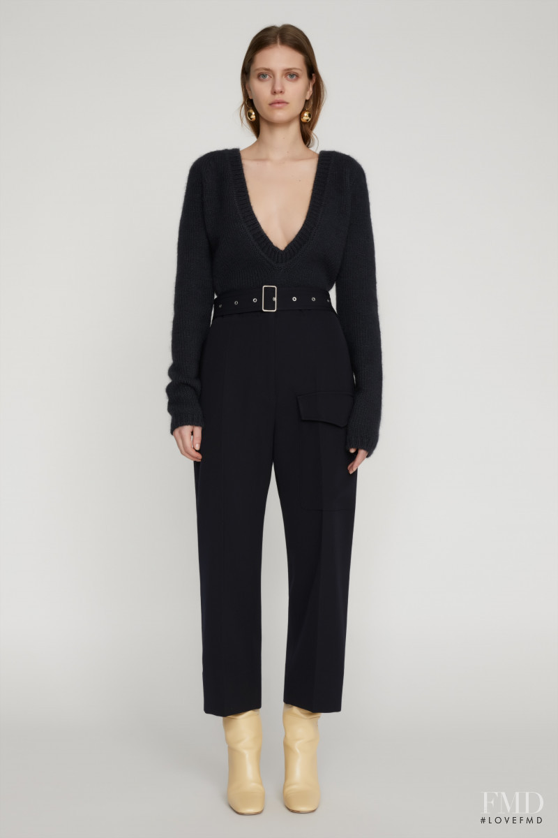 Natalia Bulycheva featured in  the Jil Sander catalogue for Pre-Fall 2020