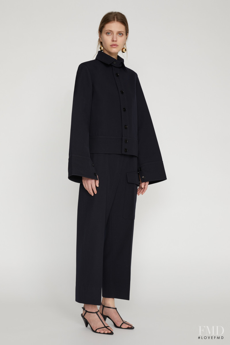 Natalia Bulycheva featured in  the Jil Sander catalogue for Pre-Fall 2020