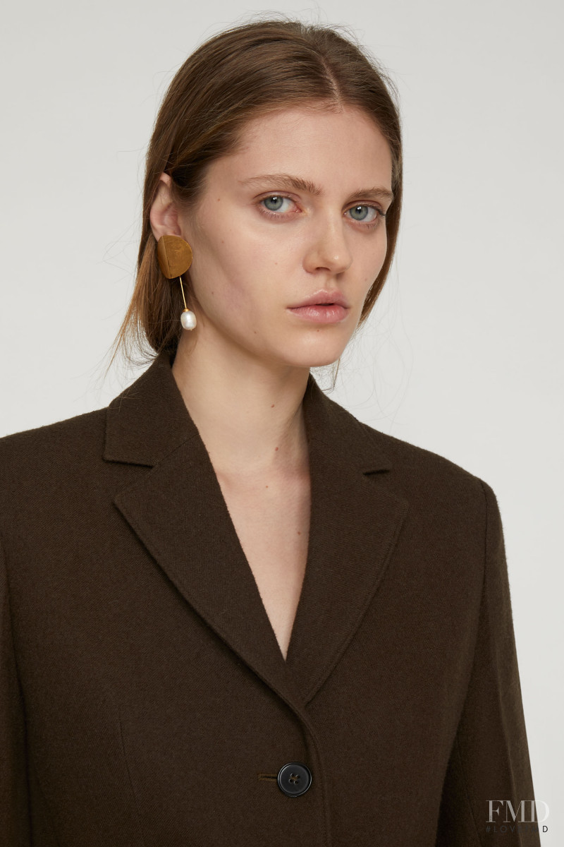 Natalia Bulycheva featured in  the Jil Sander catalogue for Pre-Fall 2020