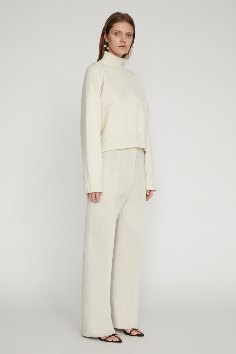 Natalia Bulycheva featured in  the Jil Sander catalogue for Pre-Fall 2020