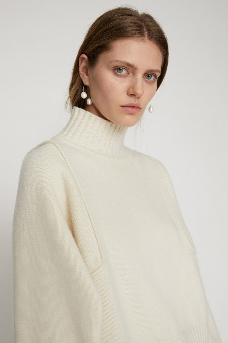 Natalia Bulycheva featured in  the Jil Sander catalogue for Pre-Fall 2020